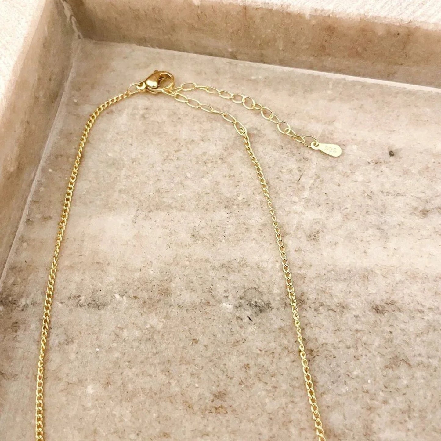 925 Sterling Silver Black Heart Diamond Necklace Dainty Gold Heart Necklace