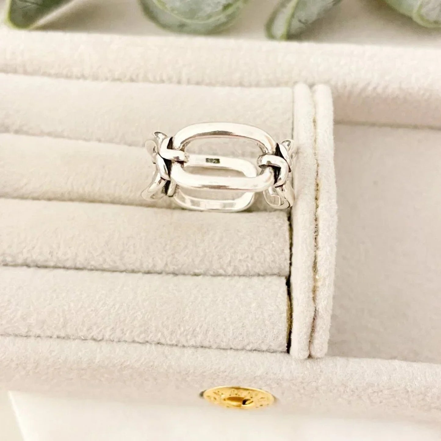 925 Sterling Silver Minimalist Ring Buckle Ring Layer Ring Knot Ring