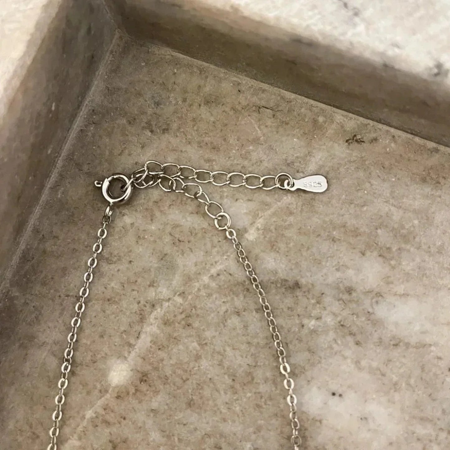 925 Sterling Silver Bow Necklace Bow Pendant Necklace Simple Dainty Necklace
