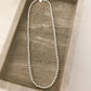 925 Sterling Silver Bead Necklace 6 MM Bead Necklace Ball Statement Necklace