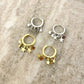 925 Sterling Silver Star Huggie Earrings Star Hoop Earrings Small Huggies