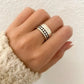 925 Sterling Silver Chunky Ring Vintage Ring Thick Wide Ring Band