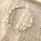 925 Sterling Silver Box Chain Bracelet Link Bracelet 8 inch Bracelet