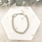 925 Sterling Silver Triple Layer Circle Bracelet Dainty Bracelet