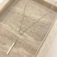 925 Sterling Silver Long Bar Lariat Necklace Long Drop Circle & Bar Necklace