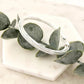 925 Sterling Silver Cuff Bracelet Silver Bangle Shiny Modern Textured Cuff
