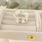 925 Sterling Silver Chunky Ring Textured Ring Large Bold Statement Ring