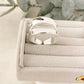 925 Sterling Silver Chunky Ring Layer Ring Large Bold Silver Statement Ring