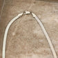 925 Sterling Silver Snake Chain Necklace Herringbone Necklace Chain 4 MM