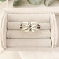 925 Sterling Silver Minimalist Ring Buckle Ring Layer Ring Knot Ring