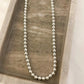 925 Sterling Silver Bead Necklace 8 MM Bead Necklace Ball Statement Necklace