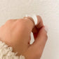 925 Sterling Silver Chunky Silver Ring Thick Wide Ring Band Statement Ring