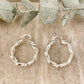925 Sterling Silver Hoop Earrings Twist Circle Hoop Earrings Silver Small Hoops