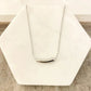 925 Sterling Silver Tube Necklace Bar Necklace Modern Geometric Pendant Necklace