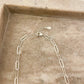 925 Sterling Silver Paperclip Necklace Minimalist Stacking Layer Necklace