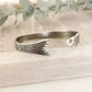 925 Sterling Silver Cuff Bracelet Fish Bracelet Modern Silver Bangle Bracelet
