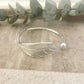 925 Sterling Silver Leaf Bracelet Adjustable Bangle Cuff Statement Bracelet