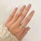 925 Sterling Silver Elephant Ring Stackable Ring Band Minimalist Ring