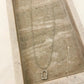 925 Sterling Silver Necklace Set Geometric Textured Square Pendant Sequin Chain