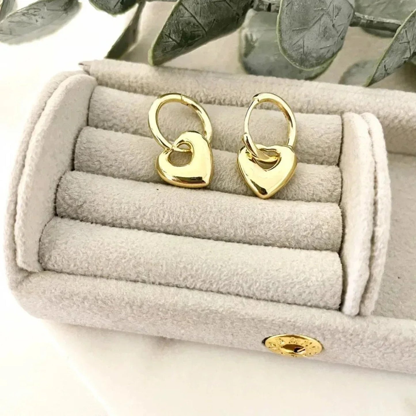 925 Sterling Silver Heart Earrings Huggie Hoops Small Huggies