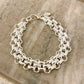 925 Sterling Silver Chunky Chain Link Bracelet Silver Large Link Bracelet
