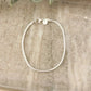 925 Sterling Silver Dainty Snakechain Bracelet Snake Chain Bracelet 3 MM