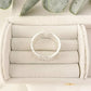 925 Sterling Silver Textured Ring Band Chunky Ring Minimalist Ring Foil Ring