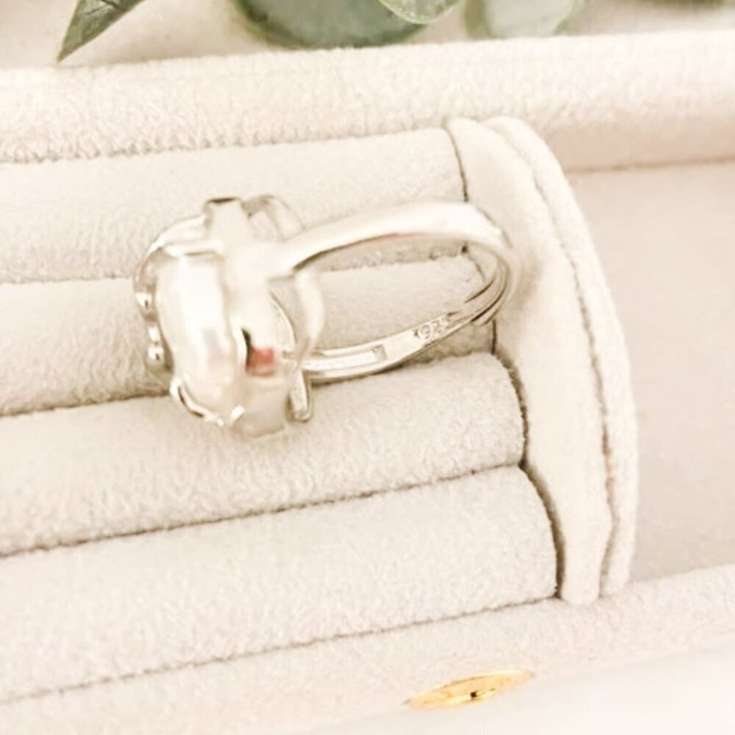 925 Sterling Silver Chunky Ring Square Boho Silver Statement Ring Unique Ring