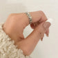 925 Sterling Silver Elephant Ring Stackable Ring Band Minimalist Ring