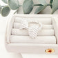 925 Sterling Silver Large Bow Ring Bow Statement Ring