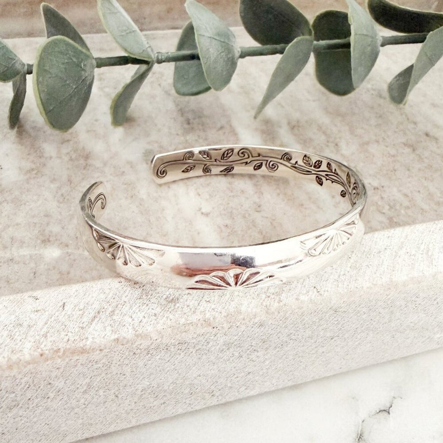 925 Sterling Silver Chunky Bangle Bracelet Classic Sterling Silver Bangle