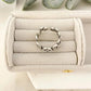 925 Sterling Silver Circle Ring Cutout Ring Minimalist Ring Dainty Ring Band