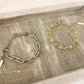 925 Sterling Silver Minimalist Bracelet U Link Hardware Chain Link Bracelet