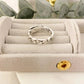 925 Sterling Silver Belt Ring Buckle Ring Cool Unique Ring Dainty Ring Band