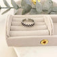 925 Sterling Silver Dainty Bead Ring Thin Ring Band Minimalist Ring Black