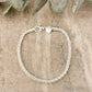 925 Sterling Silver Dainty Twist Chain Bracelet Stackable Chain Bracelet
