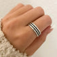 925 Sterling Silver Minimalist Ring Modern Geometric Ring Band Dainty Ring