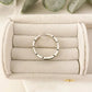925 Sterling Silver Minimalist Black Bar Ring Thin Stackable Ring Dainty Ring