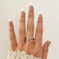 925 Sterling Silver Minimalist Ring Buckle Ring Layer Ring Knot Ring