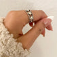 925 Sterling Silver Heart Ring Band Dainty Ring Minimalist Ring Silver Heart