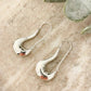 925 Sterling Silver Paperclip Earrings Statement Earrings Safety Pin Earrings