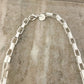 925 Sterling Silver Box Chain Link Necklace Statement Necklace 19 Inches