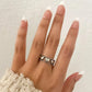 925 Sterling Silver Heart Ring Band Dainty Ring Minimalist Ring Silver Heart