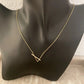 925 Sterling Silver V Necklace V-Shaped Necklace Geometric Bar Necklace