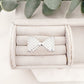 925 Sterling Silver Large Bow Ring Bow Statement Ring