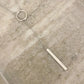 925 Sterling Silver Long Bar Lariat Necklace Long Drop Circle & Bar Necklace