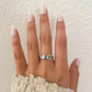 925 Sterling Silver Belt Ring Buckle Ring Cool Unique Ring Dainty Ring Band
