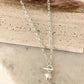 925 Sterling Silver Heart Necklace Chunky Toggle Link Necklace