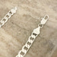 925 Sterling Silver Flat Curb Chain Bracelet 6 MM Dainty Chain Link Bracelet