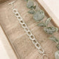 925 Sterling Silver Chunky Chain Link Toggle Bracelet Silver Statement Bracelet